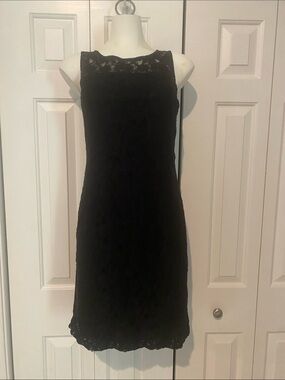 Banana Republic Factory Black Lace sheath Dress